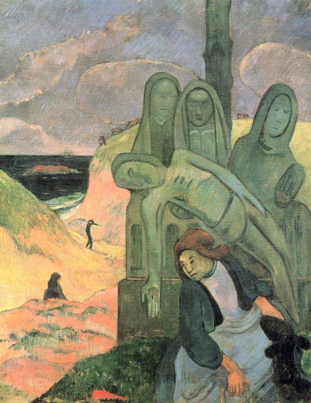 Paul Gauguin The Green Christ
